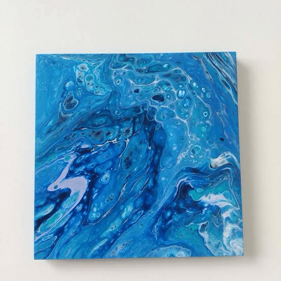 【2022年製作#005】現代アート　抽象画　フルイドアート　アクリル画 現代アート・抽象画・フルイドアート・アートパネル・原画