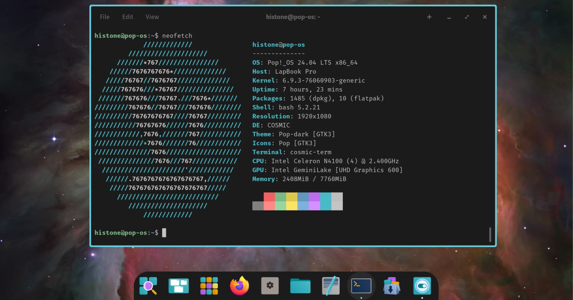 Cosmic Osmo 日本語版　mac Pop!_OS COSMIC α版登場｜Histone