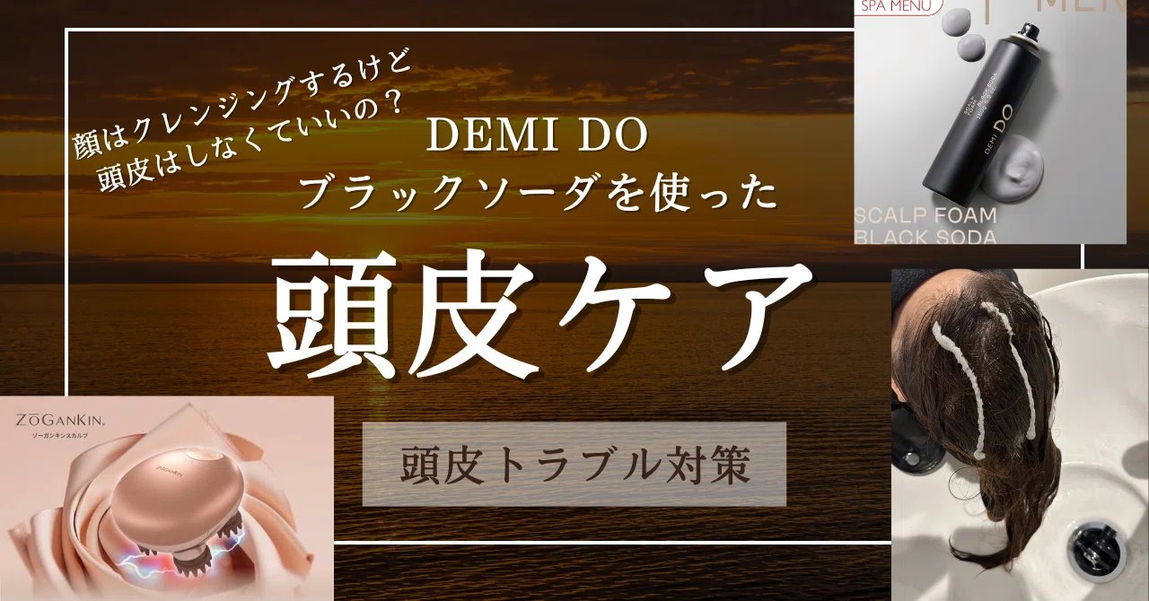 DEMI DO デミドゥ ブラックソーダを使った頭皮クレンジングで未来の 
