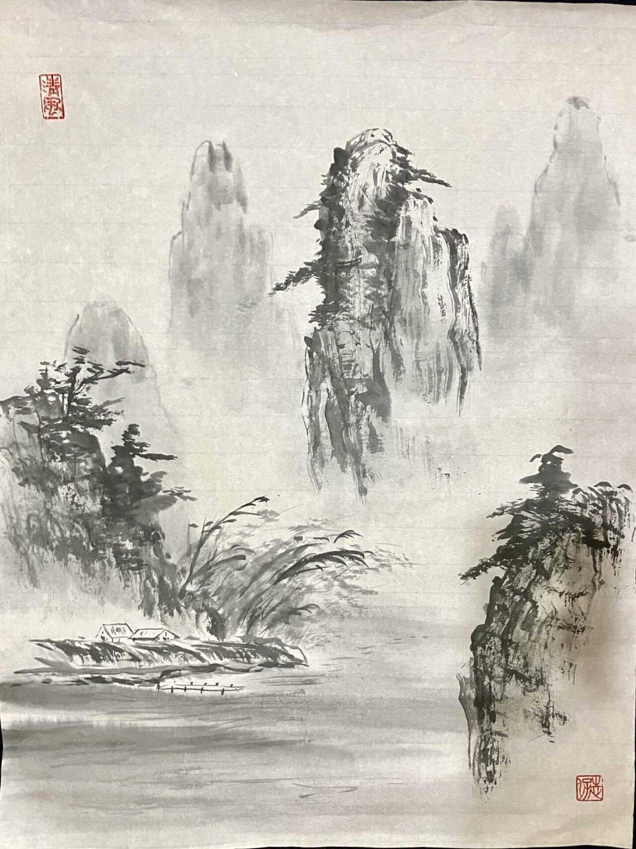 水墨画 清風｜shiho