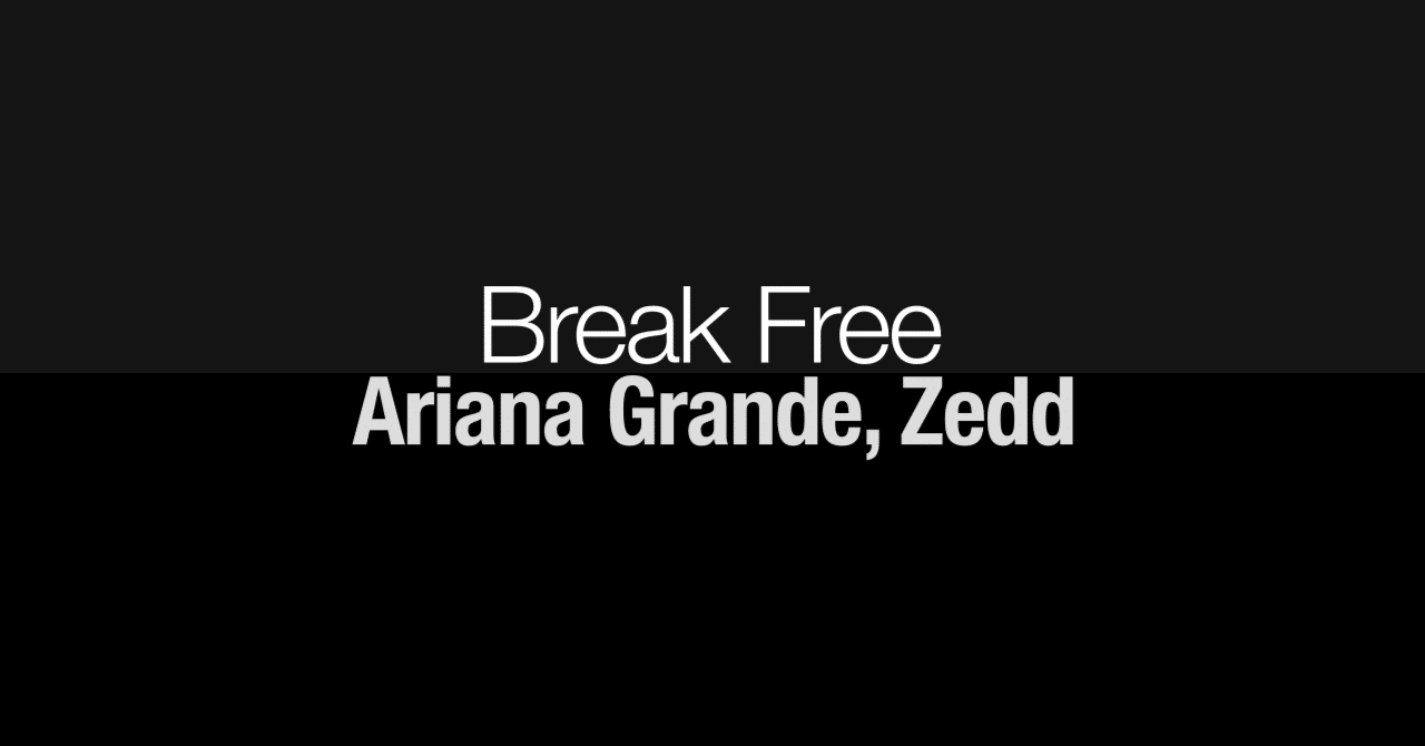 3LAU's 'Deep Faded' sample of Ariana Grande and Zedd's 'Break Free' |  WhoSampled, image size:1280x670