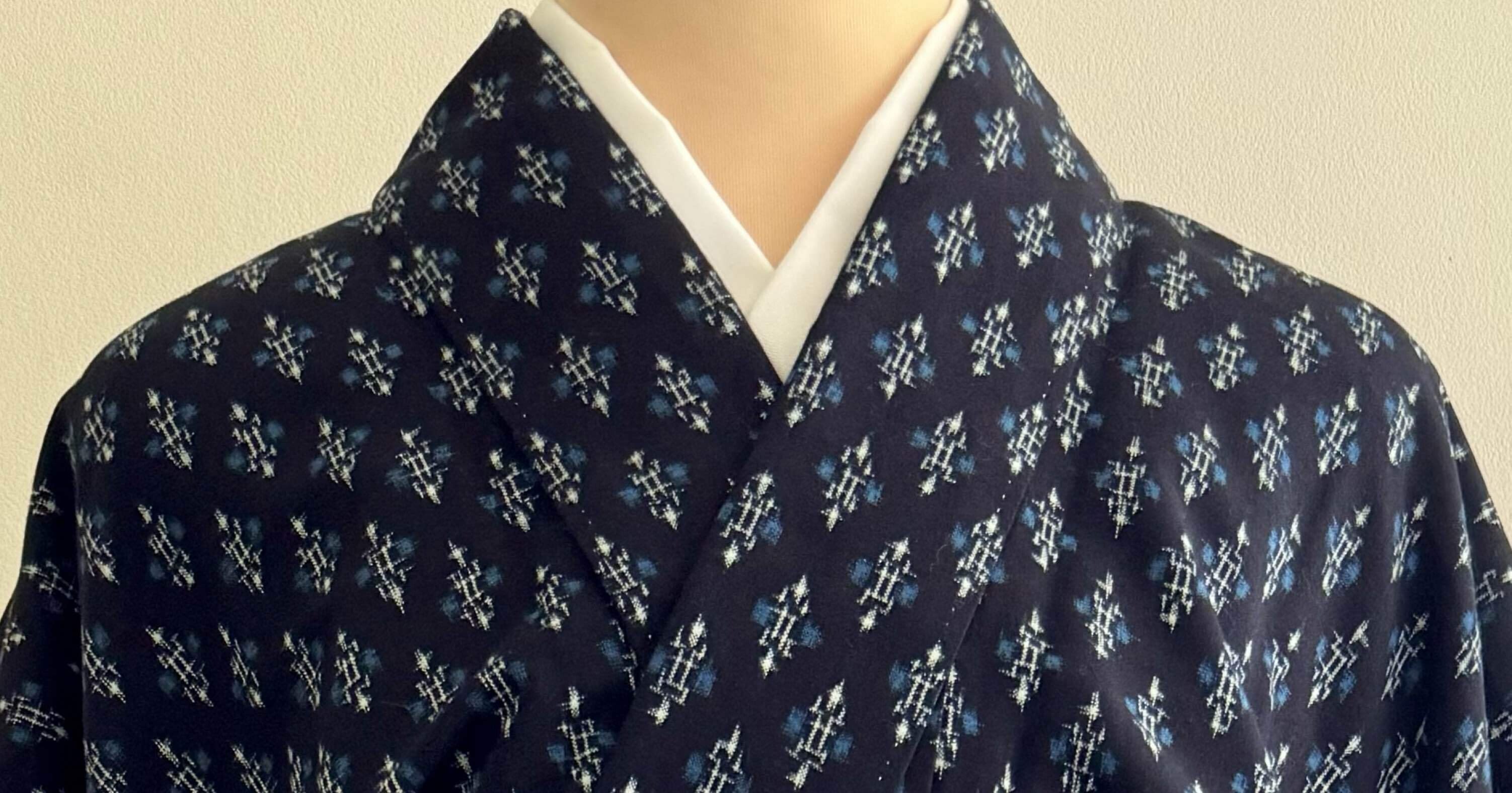 初代森山虎雄作久留米絣着物｜夢吉きもの