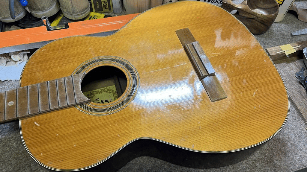 ジャンクギター遊び】YAMAHA Dynamic GUITAR No.S70(1966)その② ジャンクギター遊び】YAMAHA Dynamic GUITAR No.S70(1966)その②