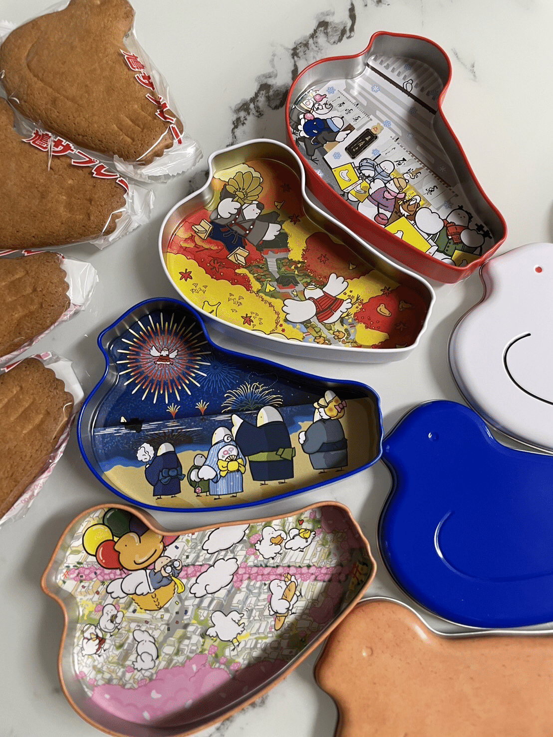 鳩サブレ少年 豊島屋 鳩サブレー 25枚入缶 – Japacle