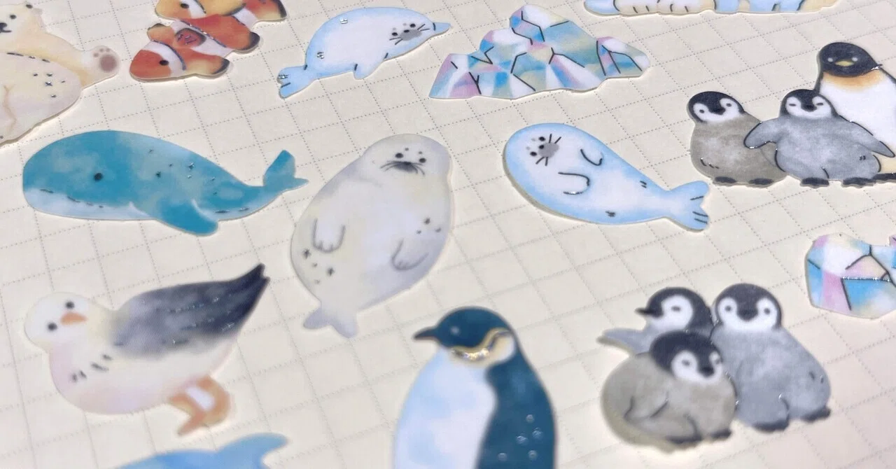 夏大好き♪ペンギンさんと仲間達、メンダコ、かにさん たのし