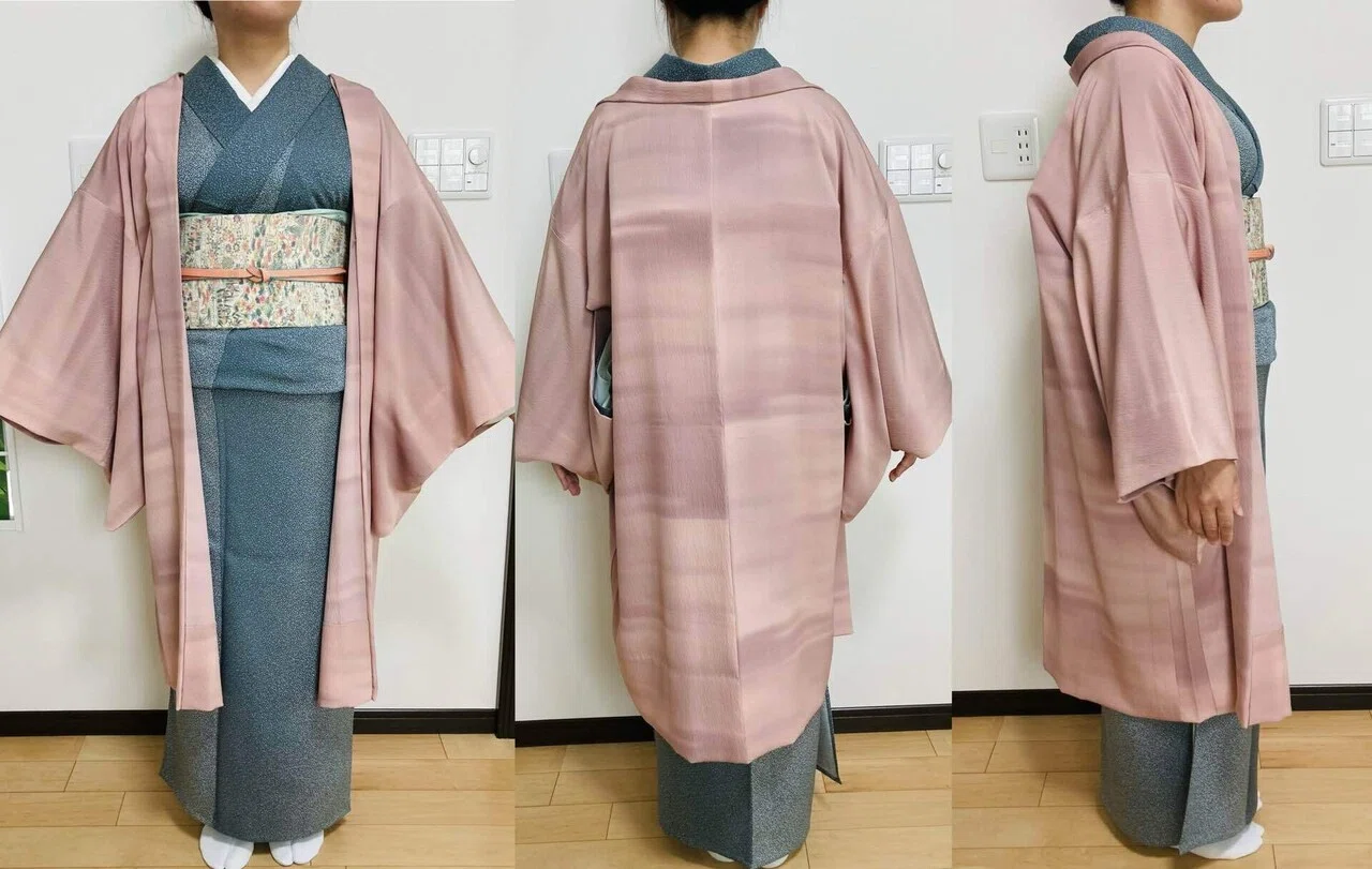 羽織丈を比較する / 身長158㎝女性｜日本の着物仕立て処 菊瓢 Kikuhisago