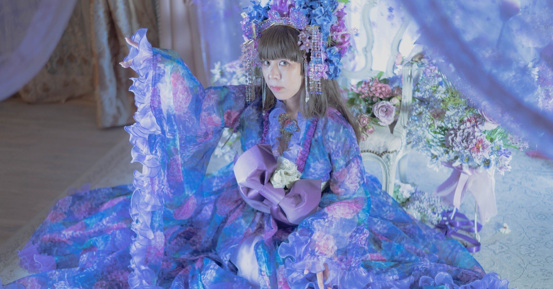 ドレスのススメ】24.ハナノスミカ×marywest☆コラボ衣装撮影②紫陽花姫