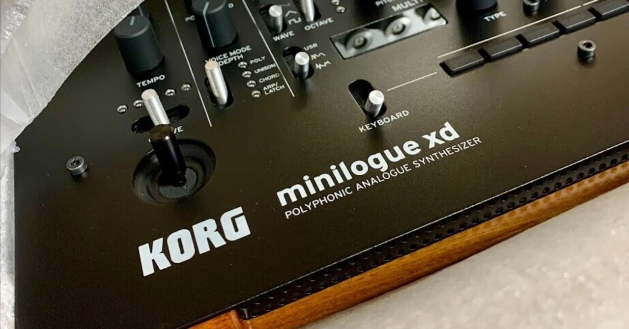 01] minilogue xd ウィンドシンセ日記その1 ・開梱初日｜Windsynth 