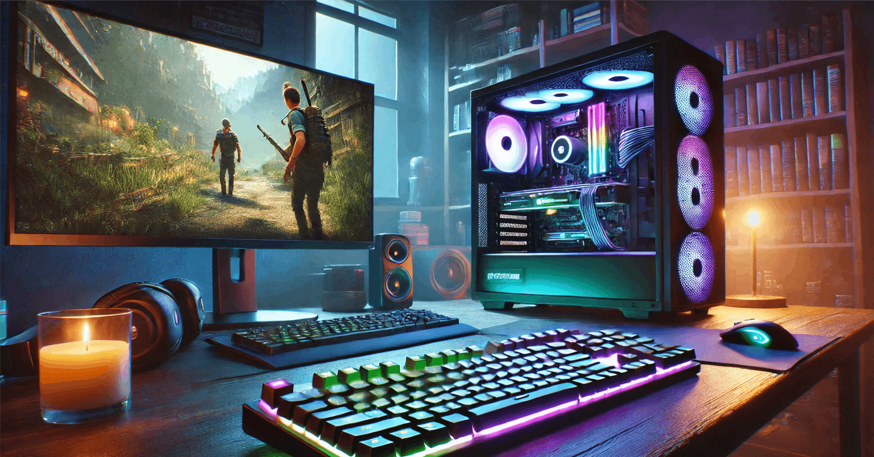 初心者向けゲーミングPC 見づらく Windows11 Corei7 GeForce搭載