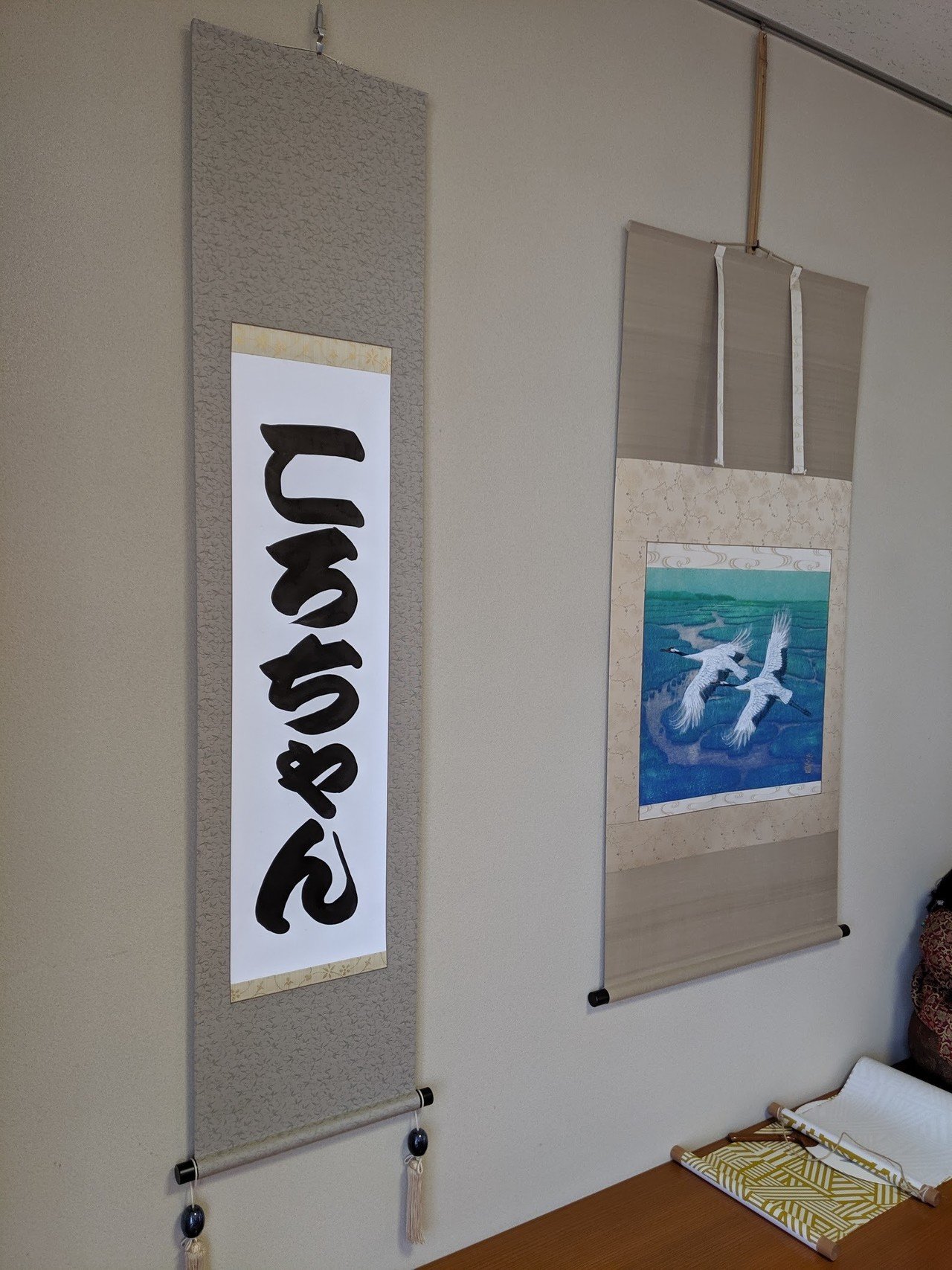 掛け軸作ってみた ころちゃん Note 掛け軸作ってみた ころちゃん Note