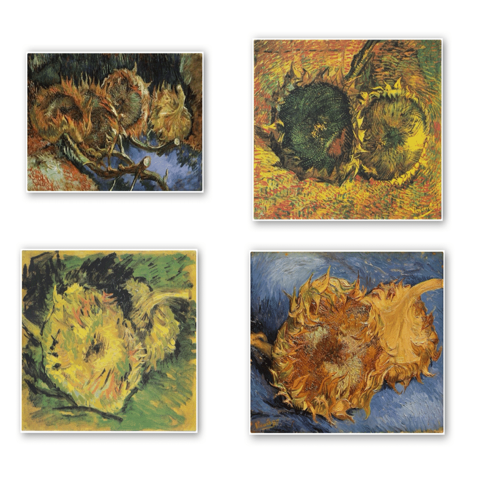 夏の絵画を学ぶ✍🏻ゴッホが描いた7枚のひまわり🌻｜re-musée