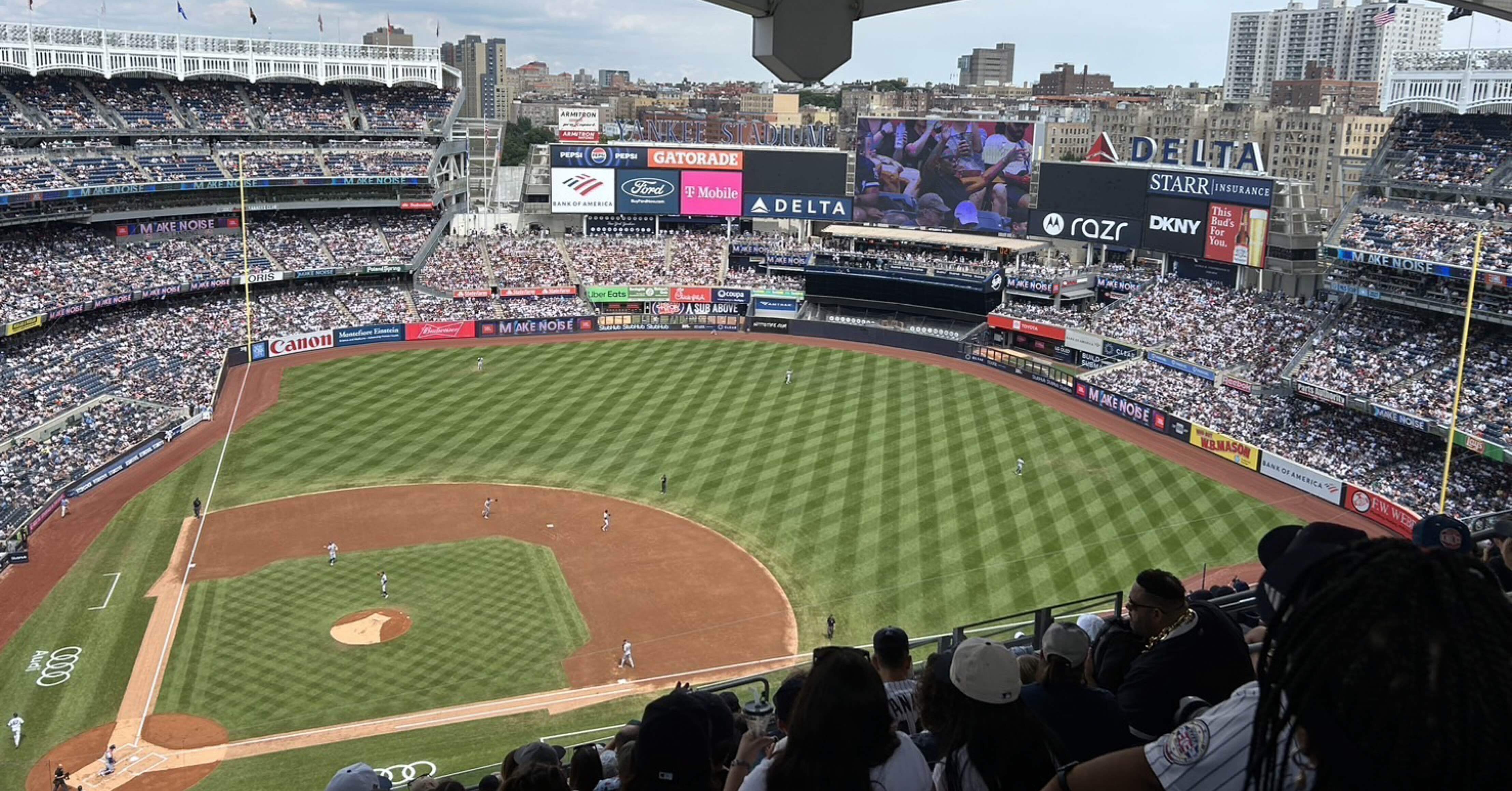ニューヨークで毎日困ってます】初ヤンキースタジアム•初大リーグ観戦
