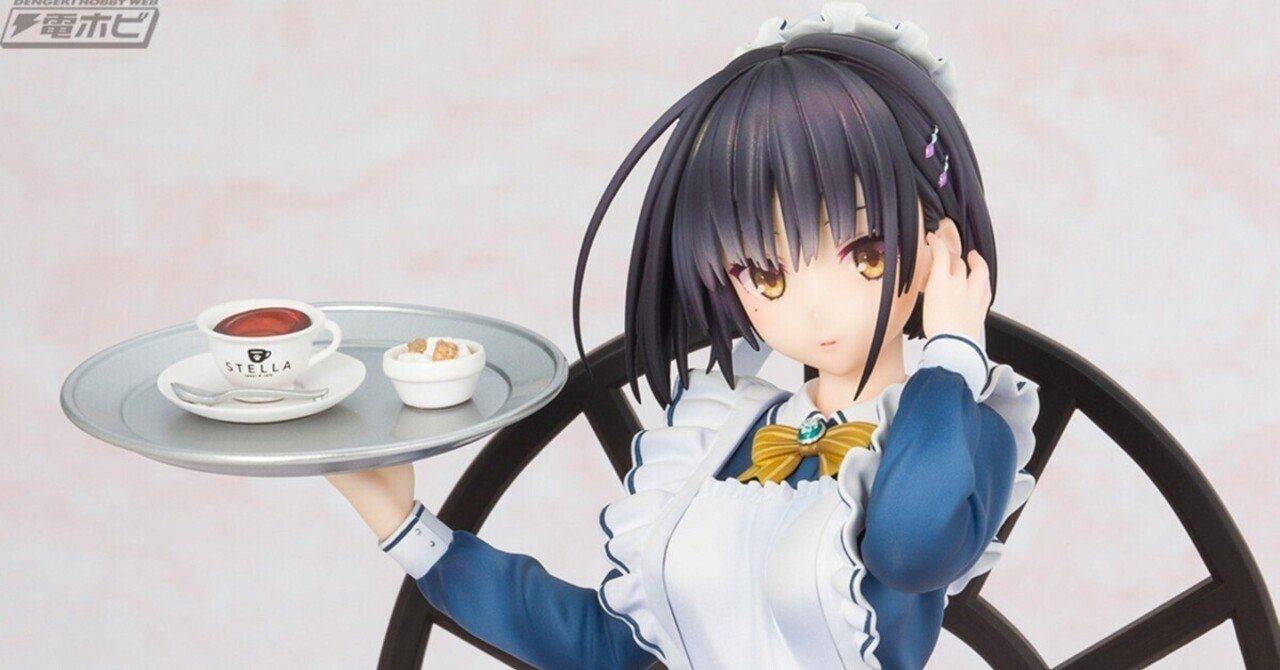 喫茶ステラと死神の蝶』より、四季ナツメが喫茶ステラの制服姿で