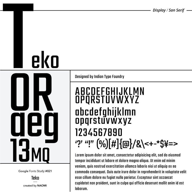 フォント図鑑 Google Fonts編 Vol 5 Naomi Hirota デザイナー Initial Note フォント図鑑 Google Fonts編 Vol 5 Naomi Hirota デザイナー Initial Note