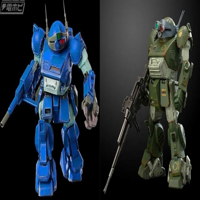 ラビドリー、ストライク、スコープドッグ　3体セット　未組み立て 装甲騎兵ボトムズ』ラビドリードッグ、スコープドッグのアクション