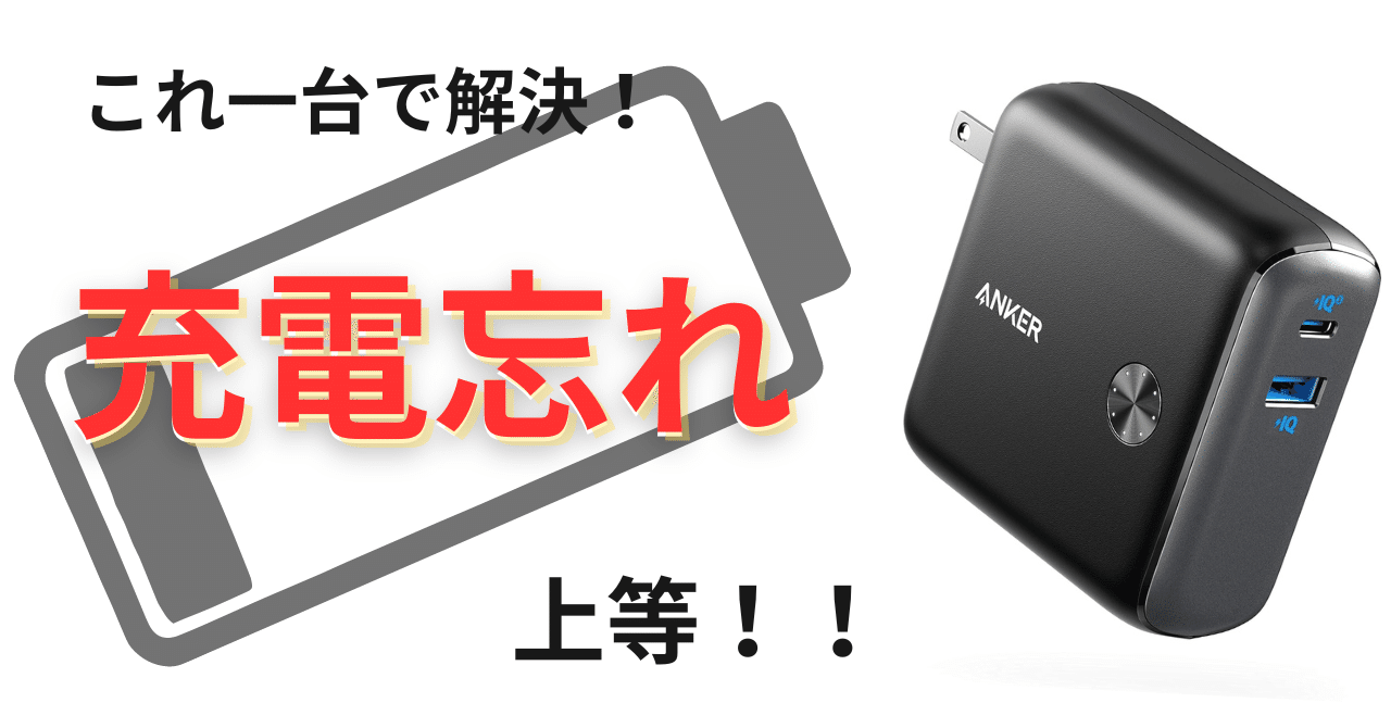 ママの味方】子育て中でも忘れずに充電！Anker PowerCore Fusion 10000