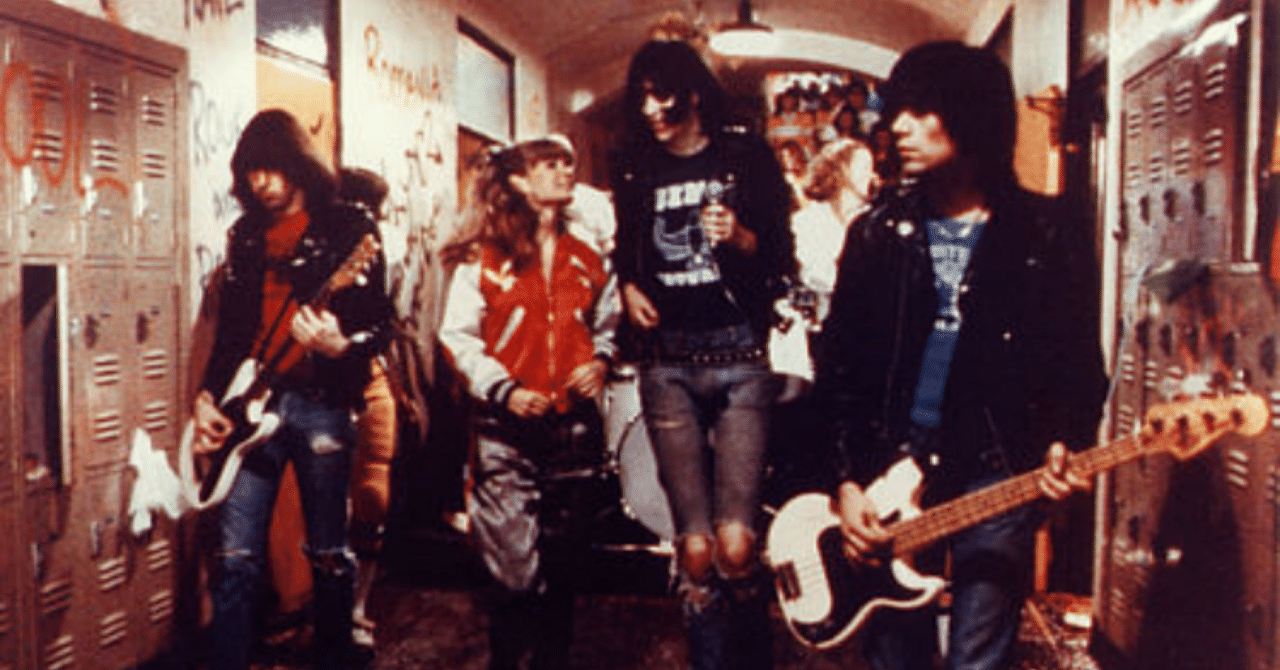 ラモーンズ主演 ロックンロールハイスクール B2ポスター 映画『ロック