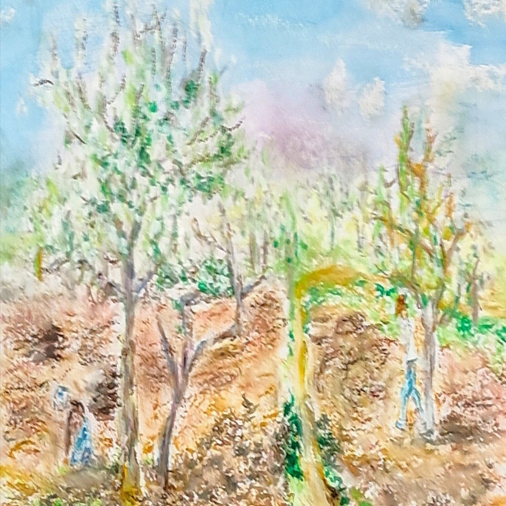 画家の心 美の追求 第71回「カミーユ・ピサロ 果樹園 1872年