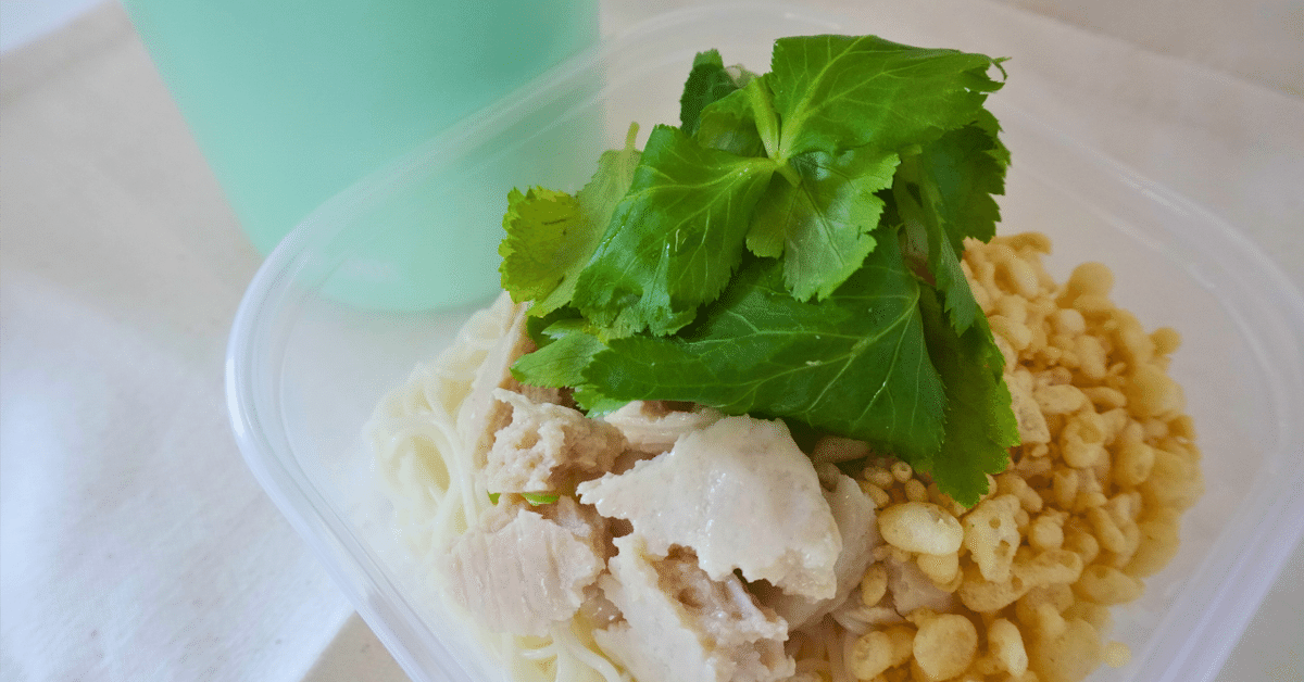 冷やし醤油ラーメン風そうめん【そうめん弁当】｜mako_kichen