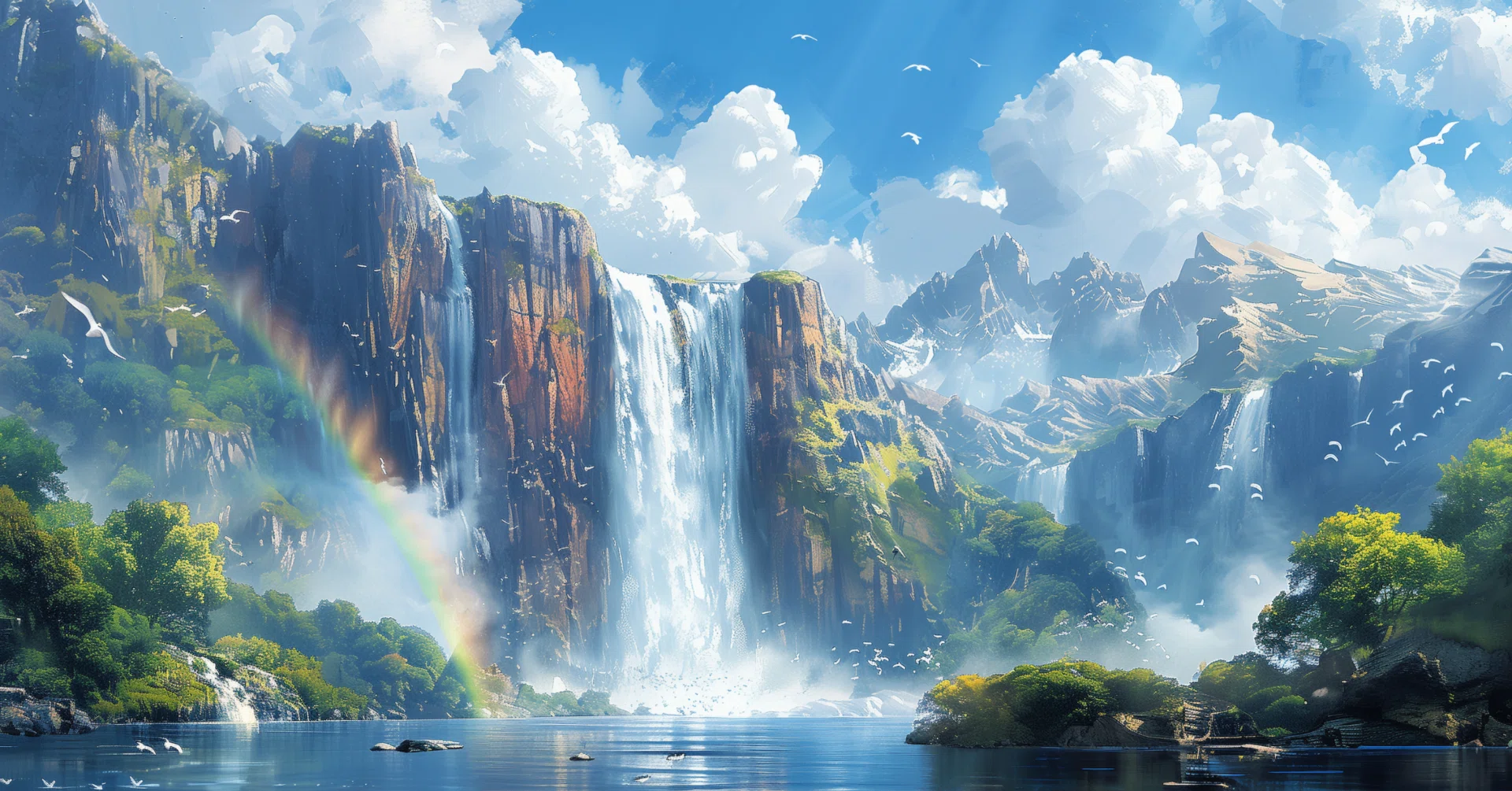 Midjourney v6.1】癒しの風景画を描いてみよう #画像生成AI