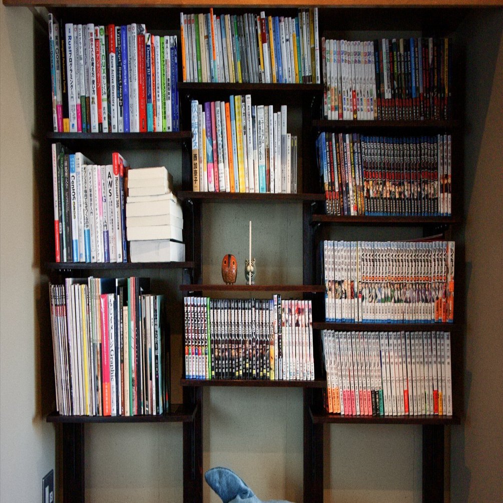 最高の自作本棚 単行本用の本棚をつくる（2×6木材とディアウォールでDIY） - BOOKS