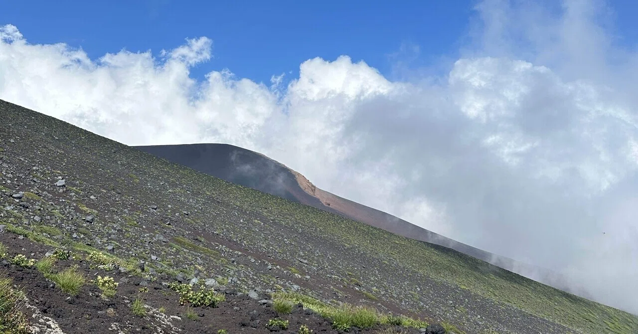 【富士山登山日記#2】森林限界で高度を実感。山肌の直線が美しすぎた。｜チ＠ …