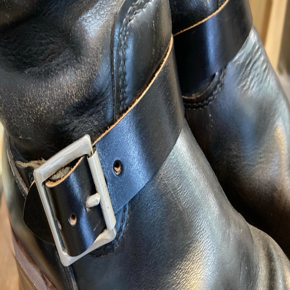 Revamp/ブーツカスタム】スタッズの打ち込まれたRed Wingエンジニア