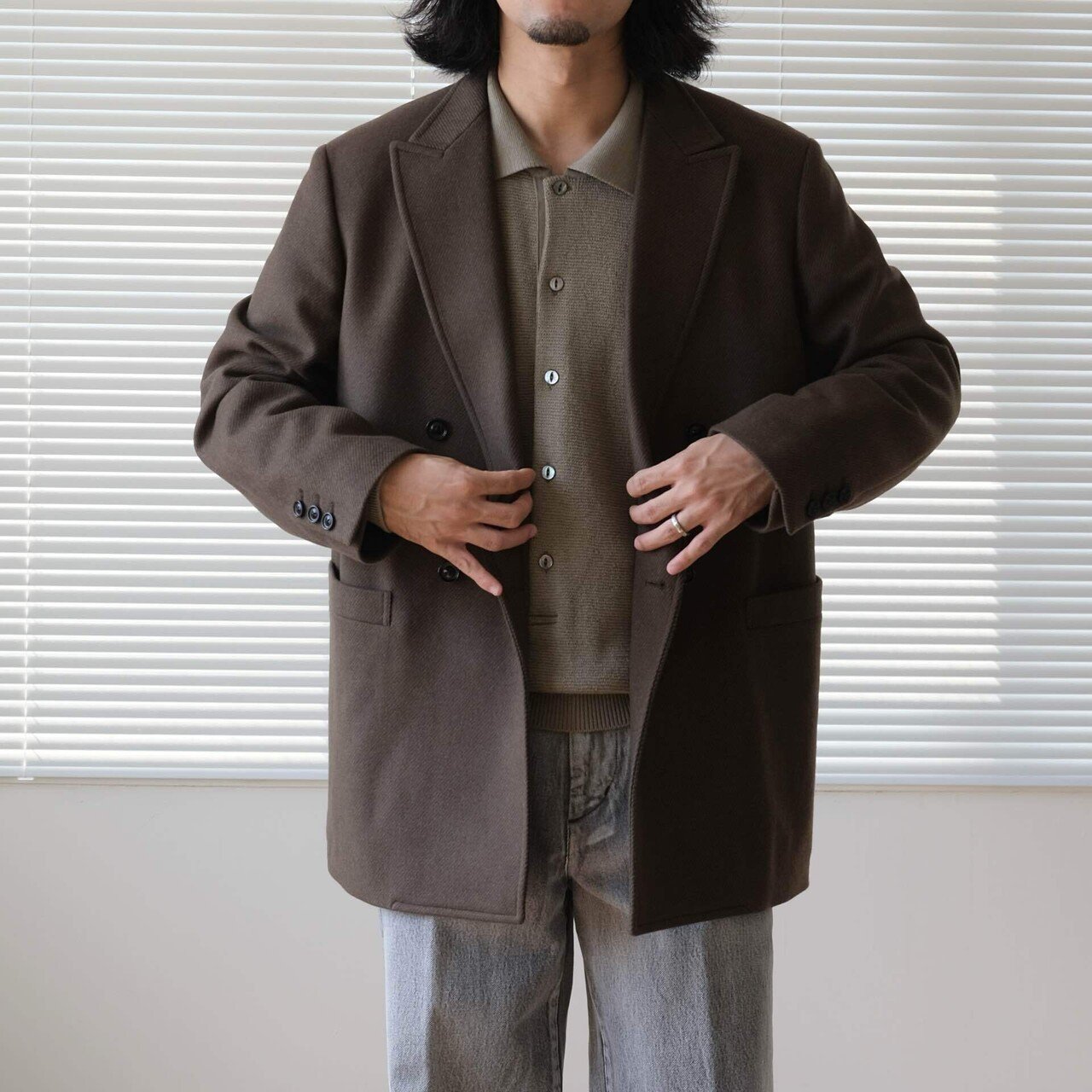 ULTERIORのダブルジャケット|水岡 ULTERIORのダブルジャケット|水岡