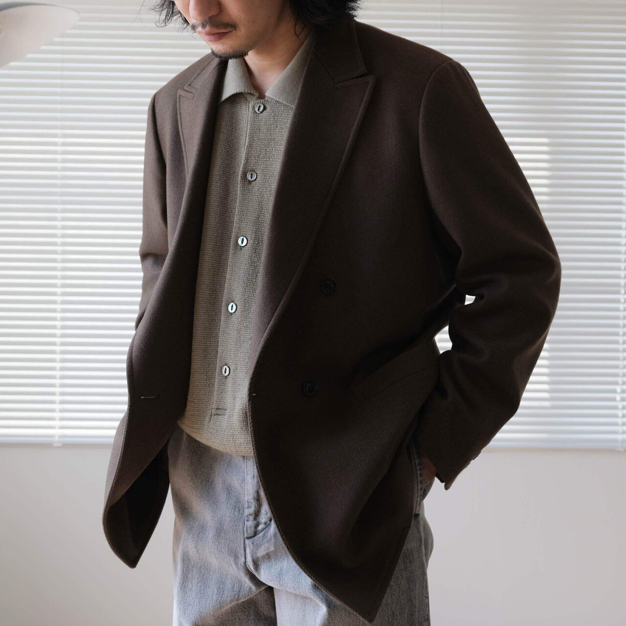 ULTERIORのダブルジャケット|水岡 ULTERIORのダブルジャケット|水岡