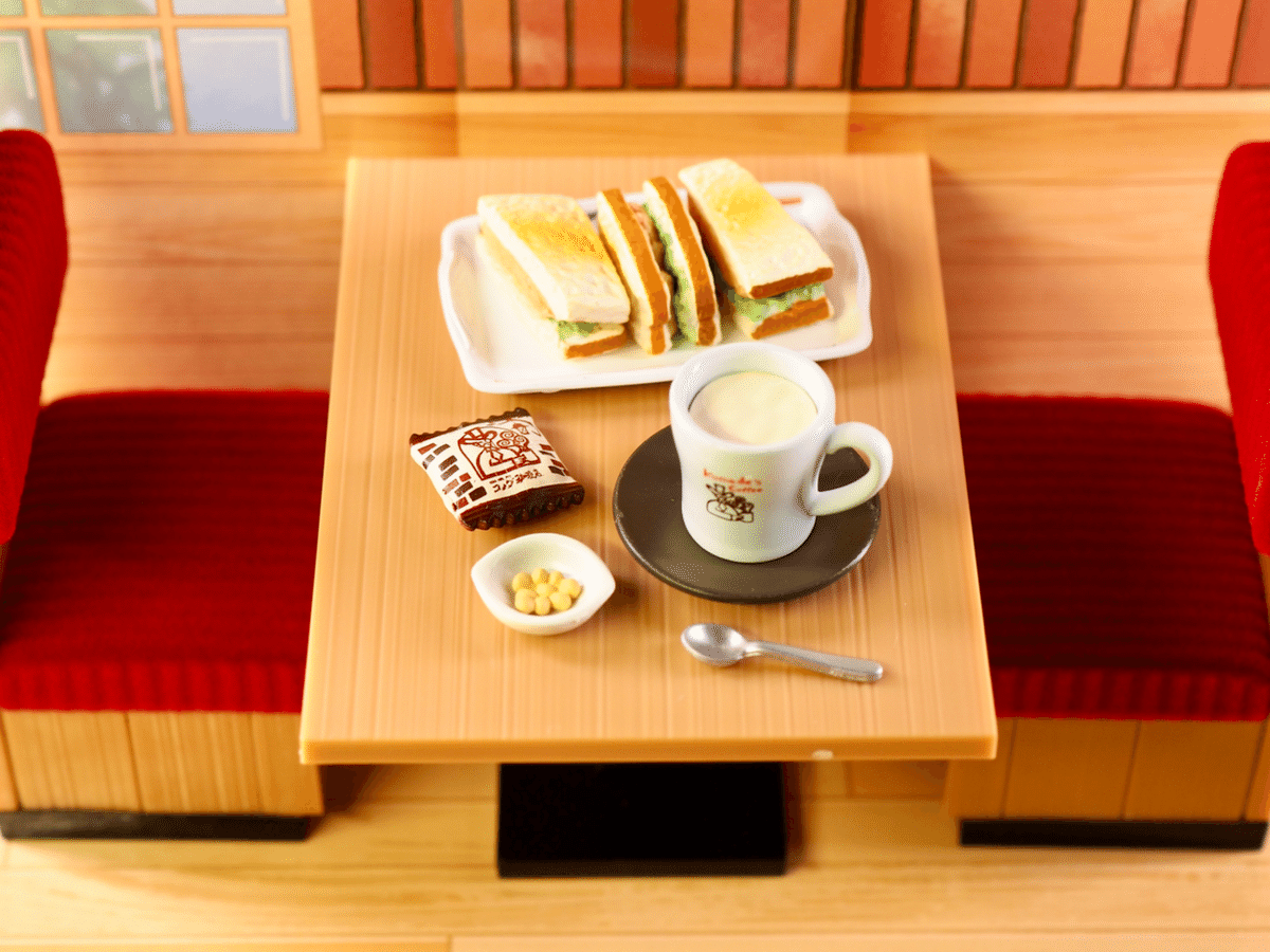 レビュー】リーメント「コメダ珈琲店」第2弾【ミニチュア