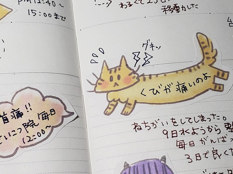 切って貼って使える手帳用ぷちイラスト集 モニター募集します くつしたねこ Note 切って貼って使える手帳用ぷちイラスト集 モニター募集します くつしたねこ Note