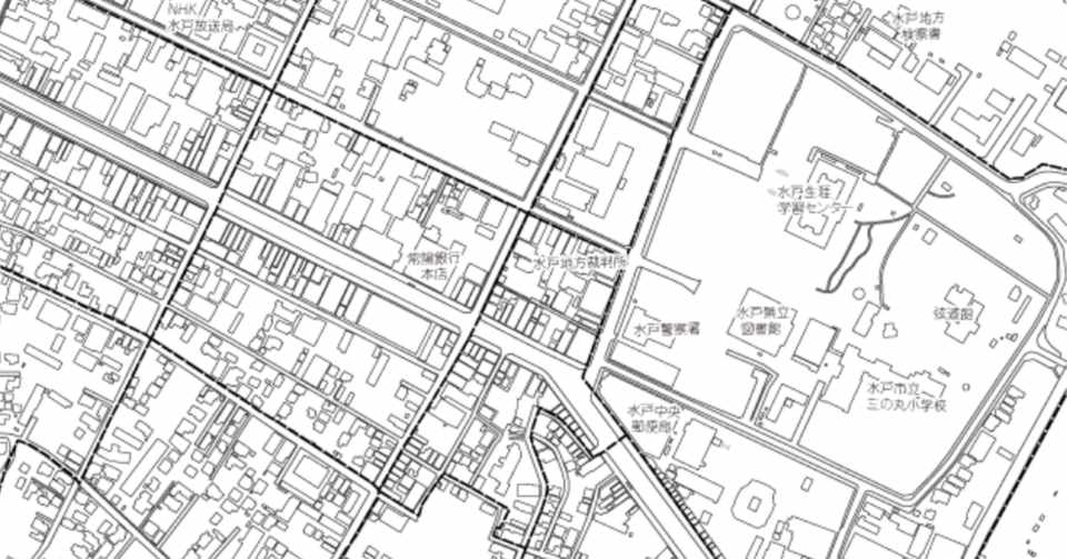 実習編 非専門家のためのqgis 基盤地図情報を使った身近な地域の白地図作成 はとば Note