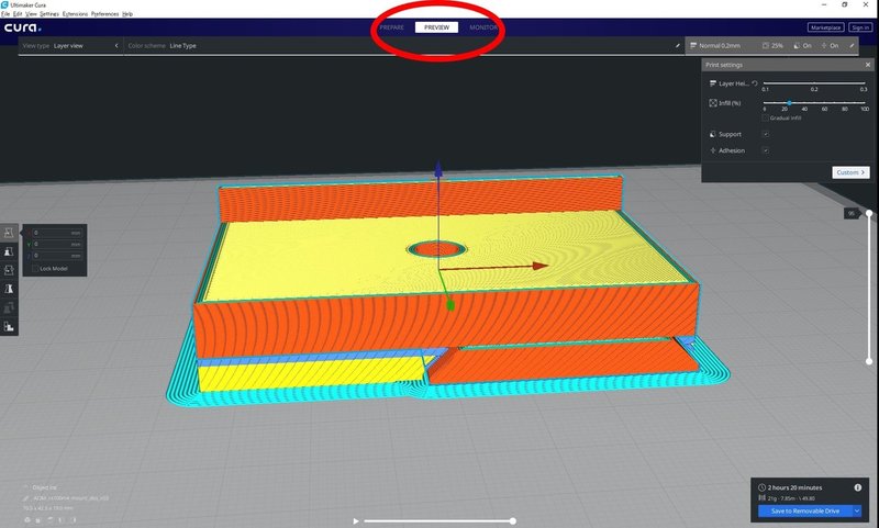 スライサー Ultimaker Cura 設定完全攻略 Ver4 8 0対応版 11 12 20更新 Yan Note