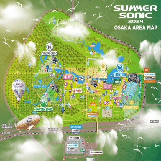 サマソニ2024大阪1日目参戦 備忘録｜miyu-fa(みゆふぁ)