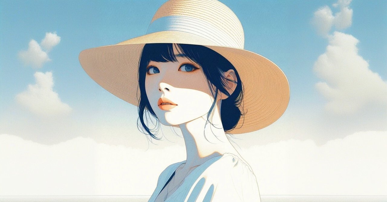 夏の麦わら帽子×カラーミニマルアートの魅惑の実験｜Books Channel