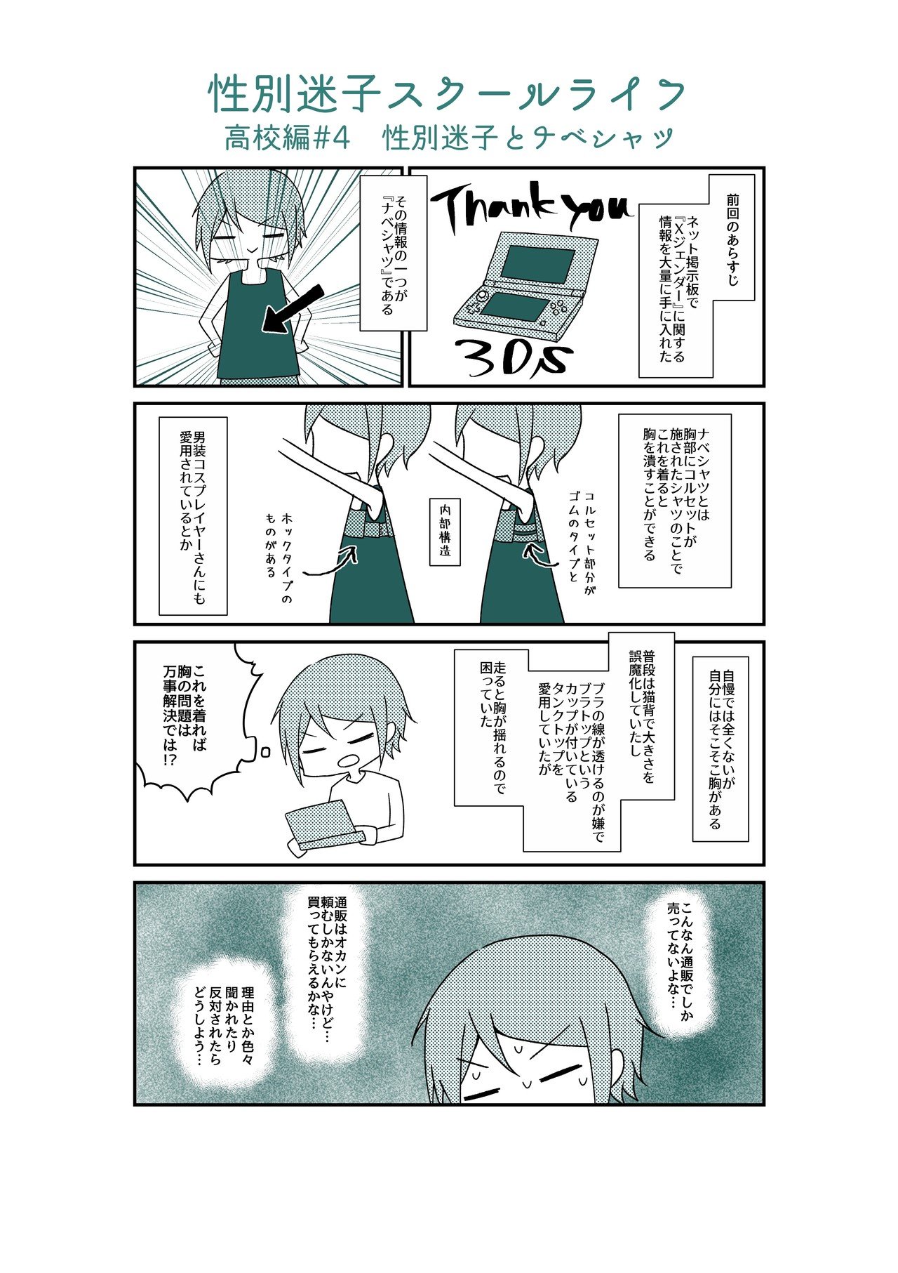 性別迷子とナベシャツ 潤沢 晴 Note