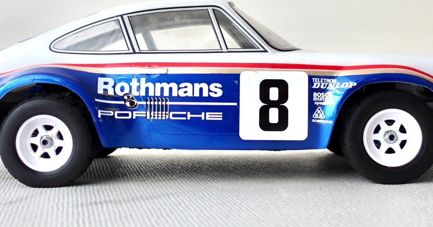 タミヤ製ラジコンボディのみ2枚セットTT02ショートホイールベース用ポルシェ cc160d410cdc0545c21109cf08e9ee