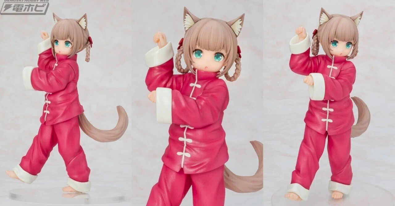 しま原氏の『うちのねこが女の子でかわいい』きなこがカンフーポーズで