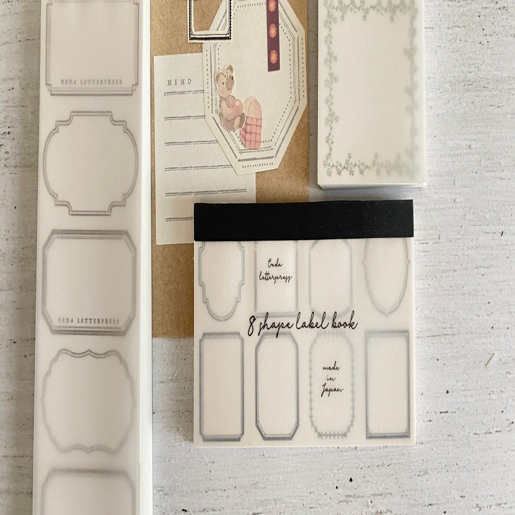 あなたは枠に収まる？外れる？大枝活版室のラベルブック｜杉浦百香（も