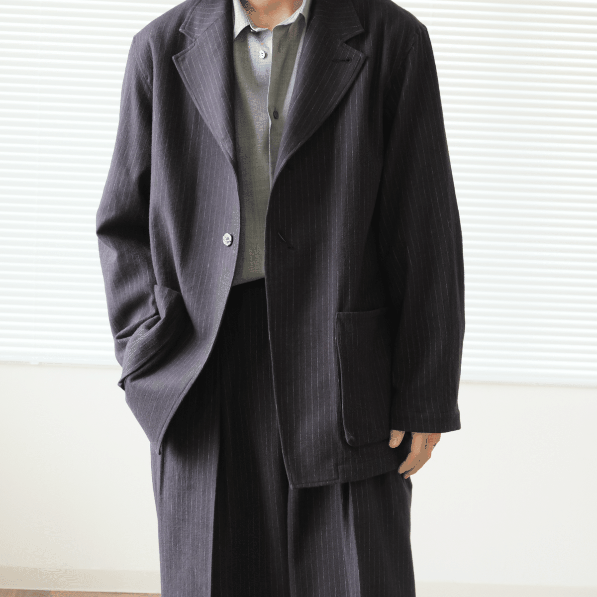 【新品タグ★未開封】et.UNiVERパンツセットアップ　ブラック×ベージュ　S とりあえずこの上下着て出かけましょう。｜水岡