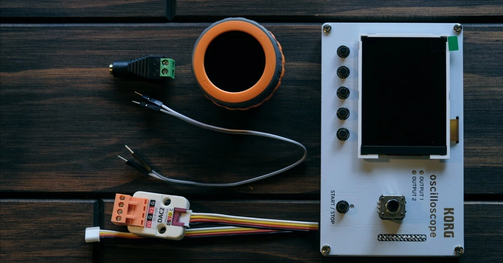 M5Dialでモジュラーシンセ用のクロックモジュールを作る（はんだ付け 