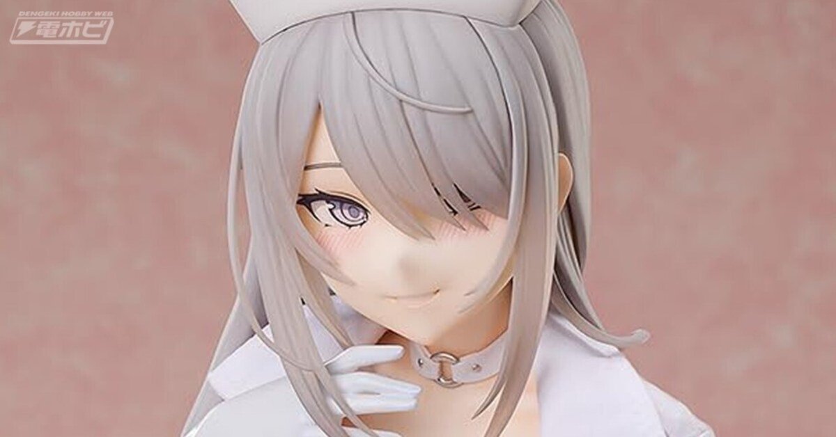 ミア 1/4 完成品フィギュア[フリーイング] 布製ナース服を脱いだセクシーな姿も堪能できる！イコモチ氏描き