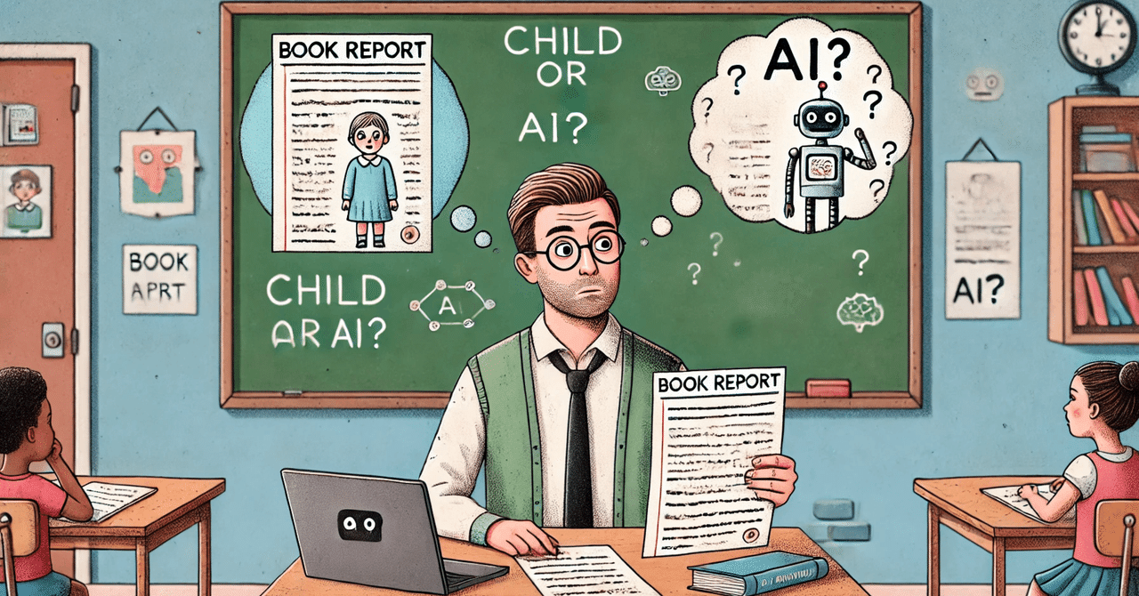 あなたは中学校の国語の教師です。生成AIが書いた読書感想文を