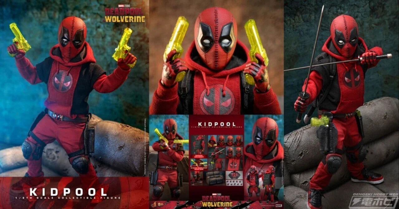 ホットトイズ　キッドプール 1/6 ムービー・マスターピース デッドプール＆ウルヴァリン キッド