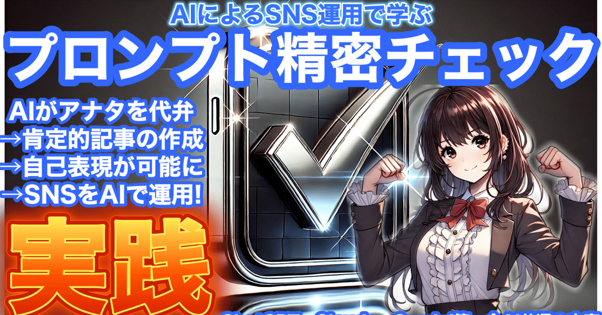 AI×SNS投稿で学ぶプロンプトチェッキング（ChatGPT・Claude・Gemini等