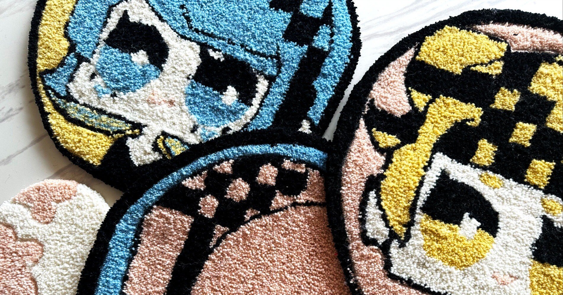 絵を描くようにタフティングを｜黒蜜もちこ