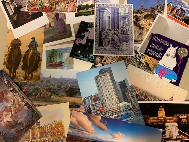 絵はがきの写真