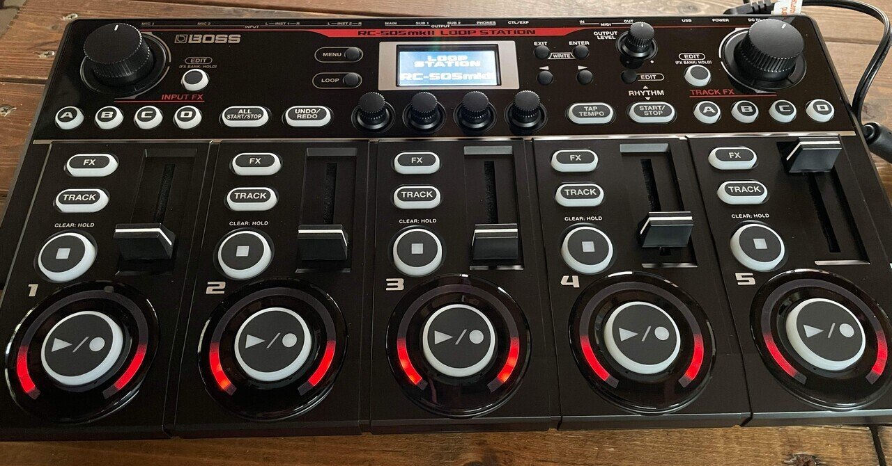 Boss RC-505 mk2の機能割り当て|あさきゆめみし Boss RC-505 mk2の機能割り当て|あさきゆめみし