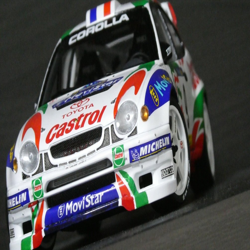 完成品展示室】タミヤ 1/24 カローラWRC｜ヘッツァん（元tak87）完成品