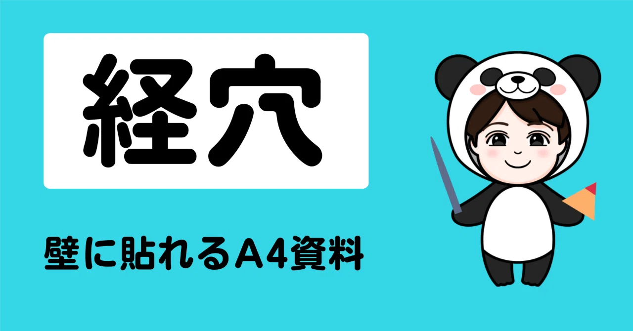 経穴の暗記テクニック ～ 秒でわかる 要穴 ～｜鍼灸師ちはる＠はり 